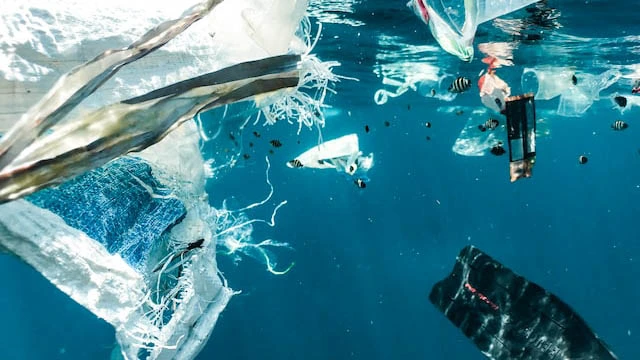Déchets plastiques dans l'océan